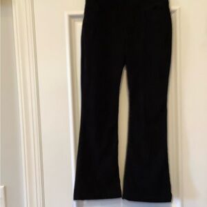 Ethyl Clothing Corduroy Black Boot Cut Size 4 Pants Classic Flare Legs Pull On